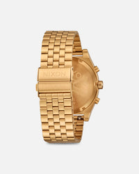 Nixon Time Teller Chrono Watch Gold/Green