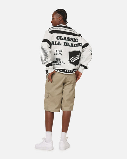 Mitchell & Ness All Blacks Rugby Union Classic Crewneck Silver Marle