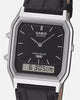 Casio AQ230EL-1A Watch Silver/Black