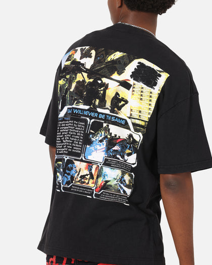 73Studio X Halo Halo 2 Disc Vintage T-Shirt Black Acidwash