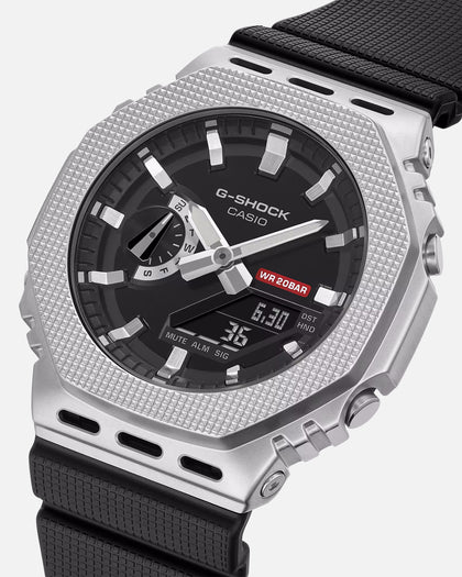 G Shock GM2100M-1A Watch Silver/Black