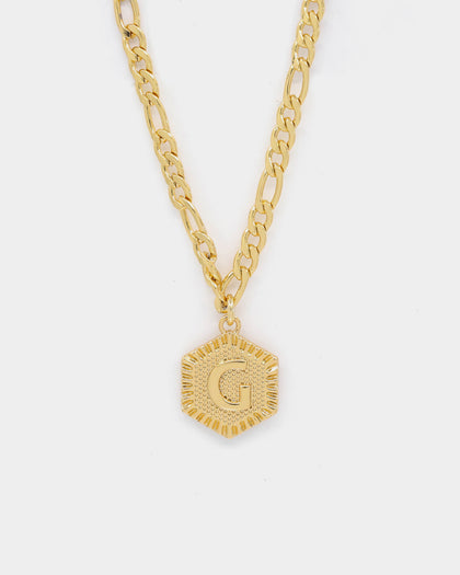 Raising Hell Women's Letter Anklet Gold