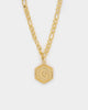 Raising Hell Women's Letter Anklet Gold