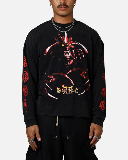 73Studio X Diablo II Halloween Evil Has Survive Long Sleeve T-Shirt Black
