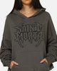 Saint Morta Crested Wing Hoodie Washed Charcoal