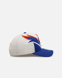 Mitchell & Ness New York Knicks 'Shark Tooth' Pro Pinch Snapback Cream/Blue