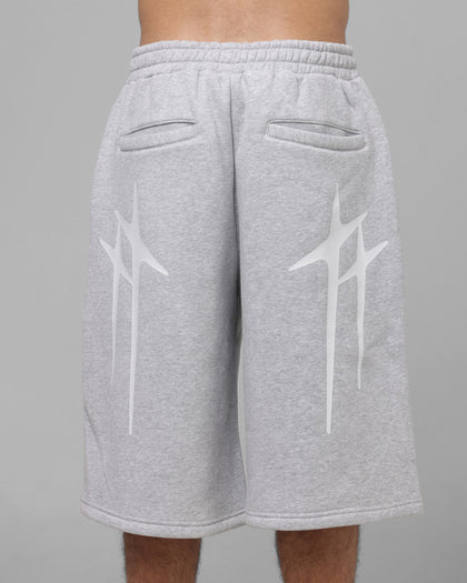 Loiter Ultra Hybrid Fleece Shorts Grey Marle