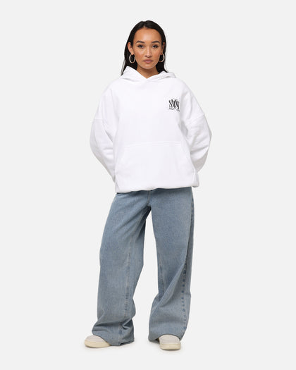 Saint Morta Doves Boxy Hoodie White