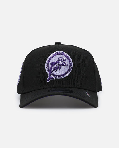 New Era Miami Dolphins 'Purple Haze' 9FORTY A-Frame Snapback Black/Purple