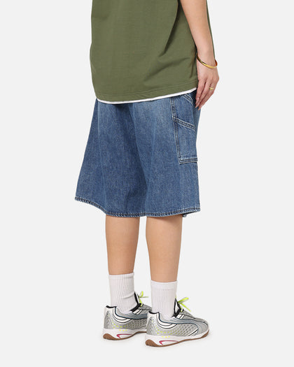 G-Star Bam Logger Denim Shorts Faded Blue
