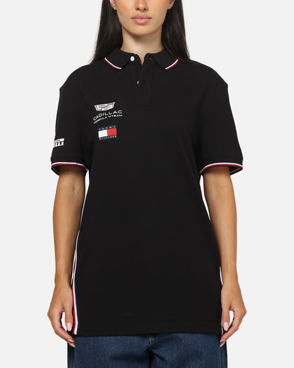 Tommy Hilfiger X Cadillac Formula 1 Team Replica Polo Shirt Black