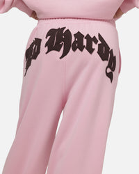 Ed Hardy Women's Distressed Trackpants Pink