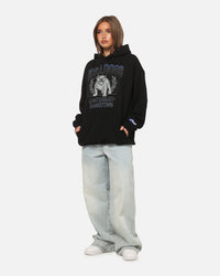 Bleacher Athletic Canterbury-Bankstown Bulldogs NRL Adult Club Wreath Hoodie Black