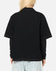 Saint Morta Fray Contrast Button Up Shirt Contrast Black
