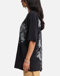 Loiter Draco Born T-Shirt Black Acidwash