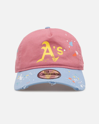 New Era Oakland Athletics 'Seasoned' 9FORTY A-Frame Strapback Pink/Blue