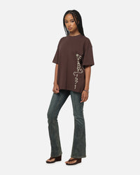 Ed Hardy Panther T-Shirt Brown