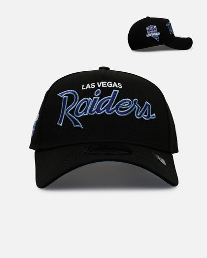 New Era Las Vegas Raiders 'Black And Sky Blue' 9FORTY A-Frame Snapback Black/Sky Blue
