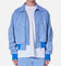 MNML Cropped Denim Jacket Blue