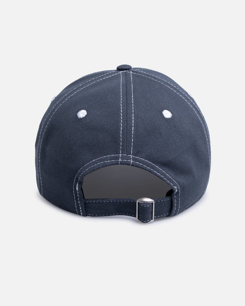 Ed Hardy Chrome Strapback Washed Blue