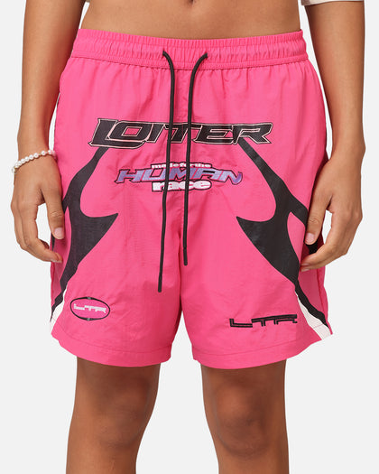 Loiter Motorway Walk Shorts Pink