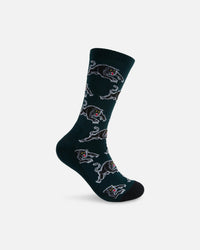 Foot-ies Penrith Panthers Crew Socks 2 Pack Slate/White