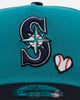 New Era Seattle Mariners 'Baseball Hearts' 9FORTY A-Frame Snapback Official Team Color