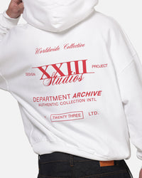XXIII Utilities Hoodie White/Red