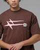 Loiter Hybrid Premium T-Shirt Brown