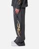 MNML Gold Foil Tribal Sweatpants Washed Black