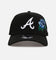 New Era Atlanta Braves 'Blue Rose' 9FORTY A-Frame Snapback Black/Blue