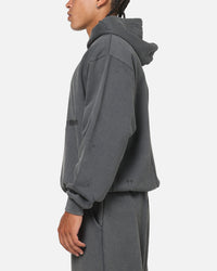Saint Morta Apocalypse Boxy Hoodie Washed Charcoal