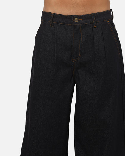 Carre Astor Pleated Jeans Raw Blue