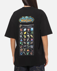 73Studio X Warcraft How Big Is Your Sack T-Shirt Black Acidwash