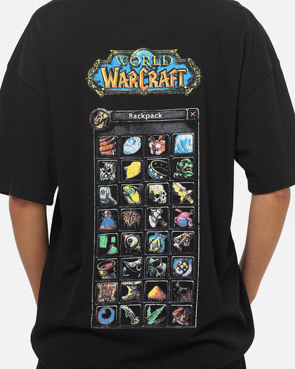 73Studio X Warcraft How Big Is Your Sack T-Shirt Black Acidwash