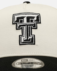 New Era Texas Tech Red Raiders 'Easy Chrome Black' 9FORTY A-Frame Snapback Chrome/Black