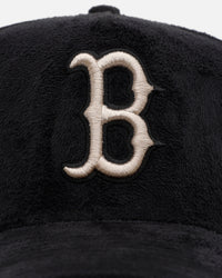 New Era Boston Red Sox 'Suede' 9FORTY A-Frame Strapback Black/Tan