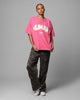 Loiter Human Box T-Shirt Pink