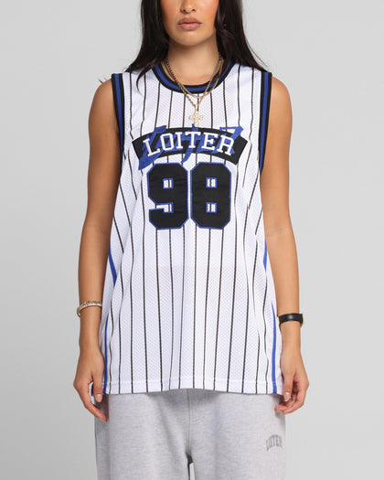 Loiter Midway Jersey White/Blue