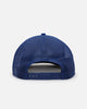 New Era Los Angeles Chargers 'Podium Pack' Pre-Curved Golfer Trucker Snapback Light Royal/Metallic Gold