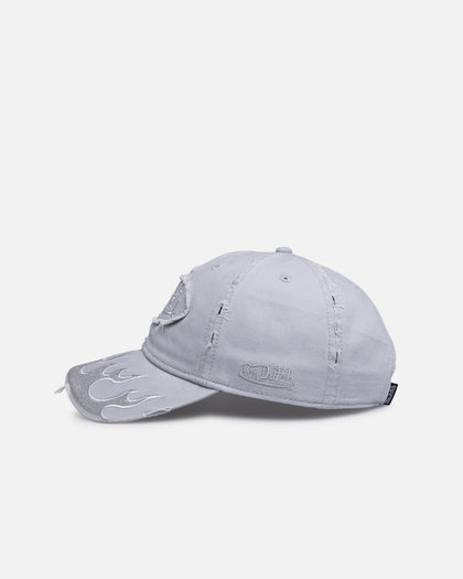 Von Dutch Flames Dad Strapback Light Grey
