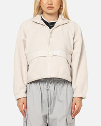 Nike Women's Sportswear Sherpa Jacket Lt Orewood Brown