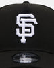 New Era San Francisco Giants 'Easy Black and White' 9FORTY A-Frame Snapback Black/White