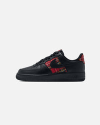 Nike Women's Air Force 1 '07 "Plaid" Black/Black