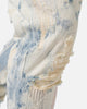 MNML B506 Bleached Flare Denim Jeans Blue