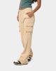 MNML Chloe Mid Rise Cargo Jeans Beige
