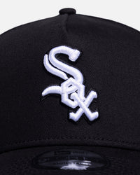 New Era Chicago White Sox 'Running Stitch' 9FORTY A-Frame Snapback Official Team Colours
