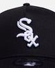 New Era Chicago White Sox 'Running Stitch' 9FORTY A-Frame Snapback Official Team Colours