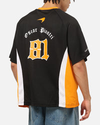 Mitchell & Ness McLaren Oscar Piastri Black Letter Jersey Black/Papaya