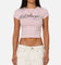 Ed Hardy Women's Chrome Baby T-Shirt Pink